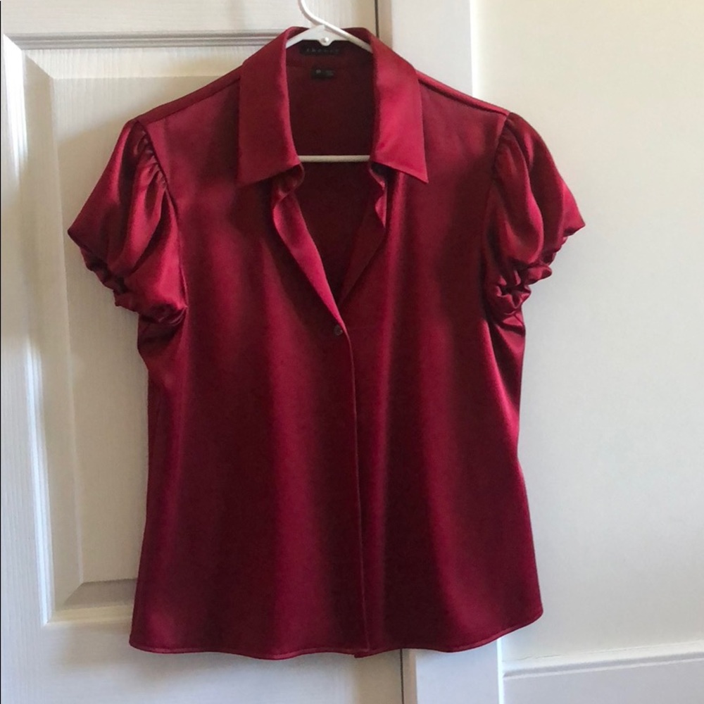 Brand new Theory red blouse